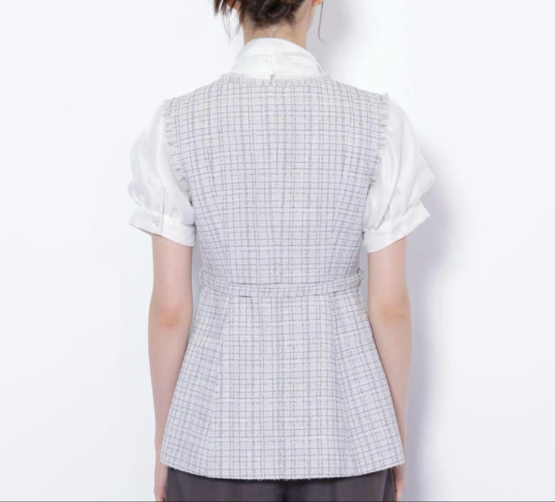 JILLbyJILLSTUART⭐️ツイードペプラムジレ