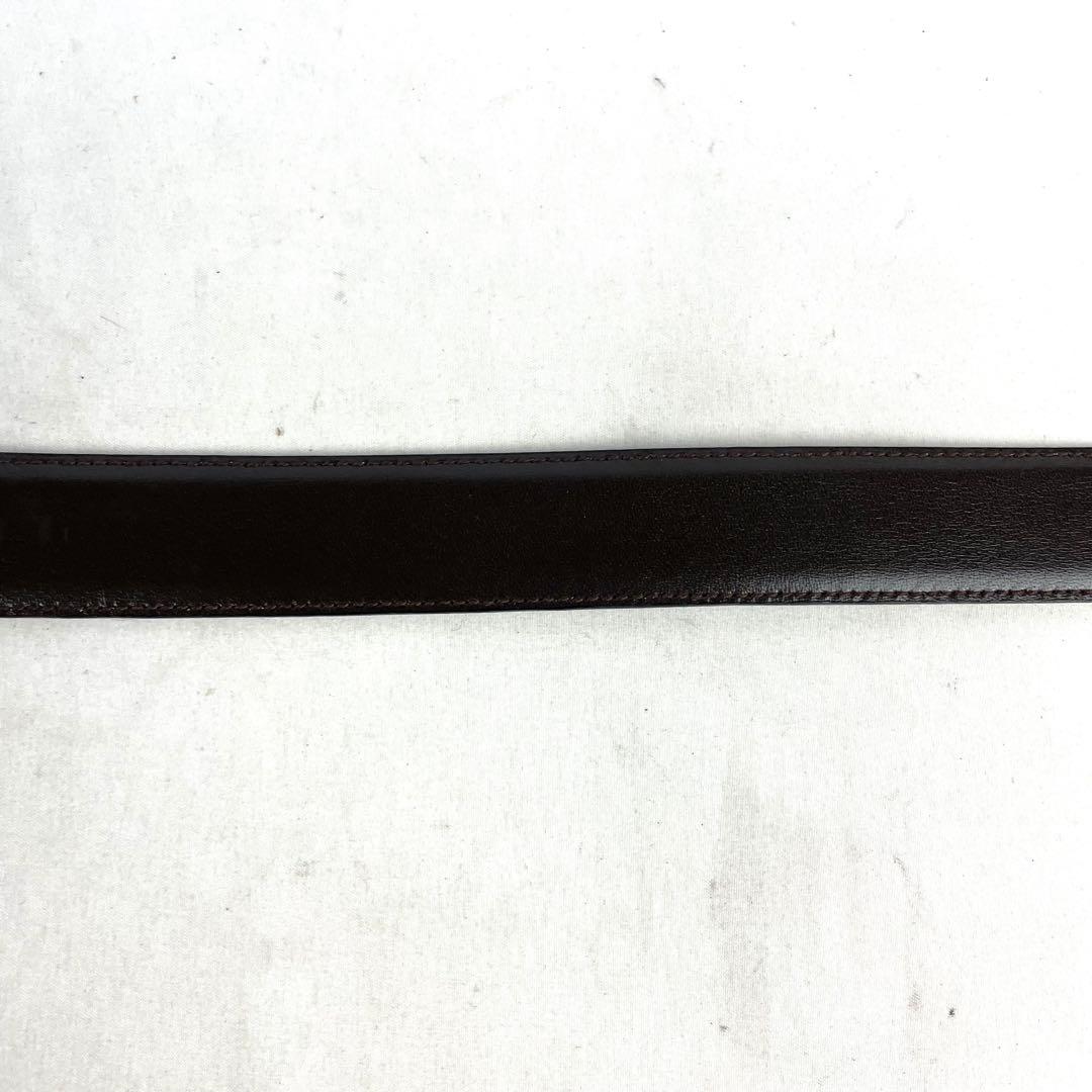 CELINE セリーヌ ベルト トリオンフ ゴールド バックル レザー ブラック