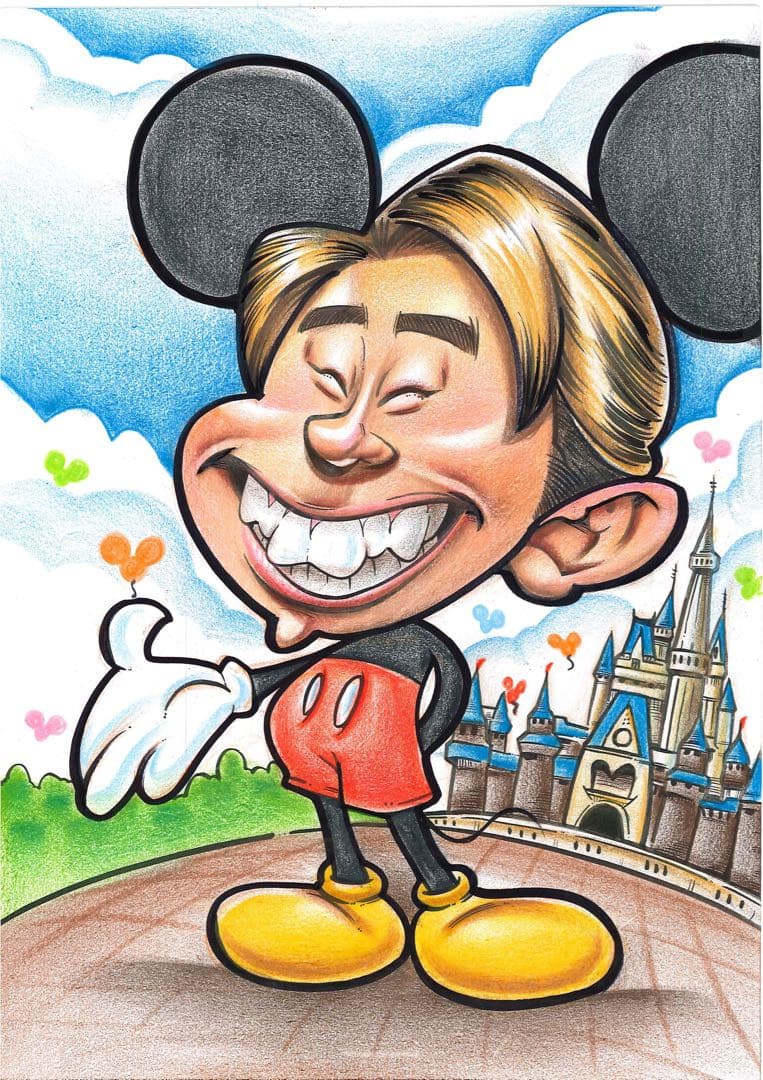 世界で1枚のオーダーメイド似顔絵★送別のお祝いに★プレゼント★敬老の日