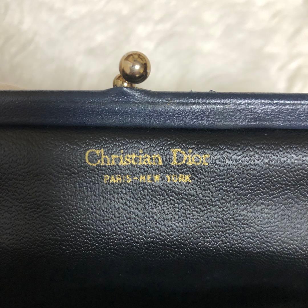 Christian Dior vigntage がま口 財布 ポーチ トロッター
