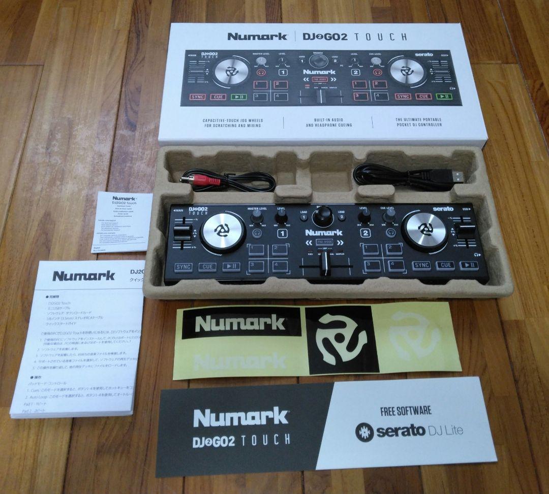 Numark DJ2GO2 TOUCH ポータブルDJコントローラー