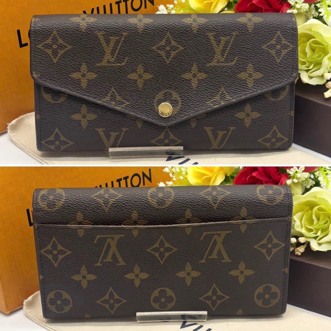 ✨超美品✨ルイヴィトン　新型　ポルトフォイユサラ　モノグラム　フューシャ　長財布