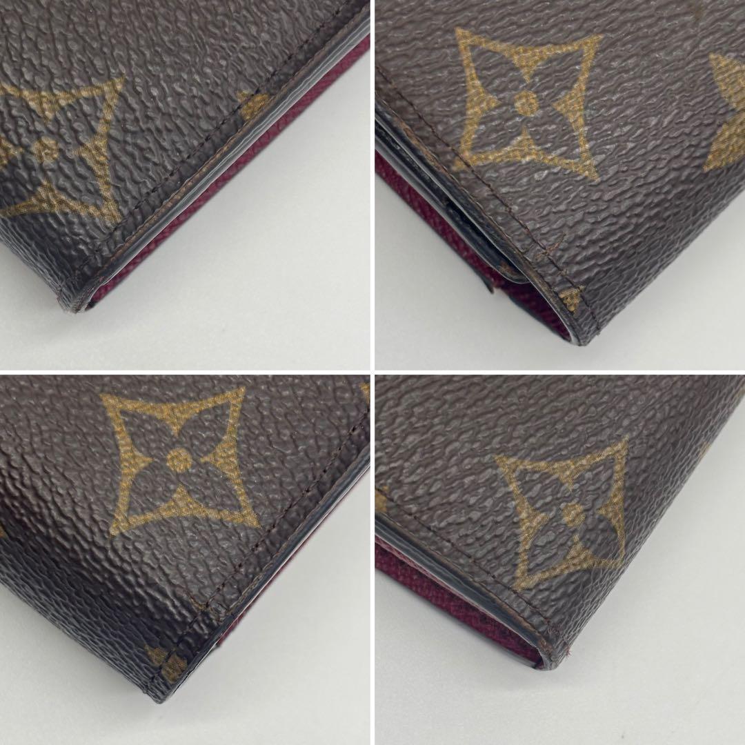 ✨超美品✨ルイヴィトン　新型　ポルトフォイユサラ　モノグラム　フューシャ　長財布