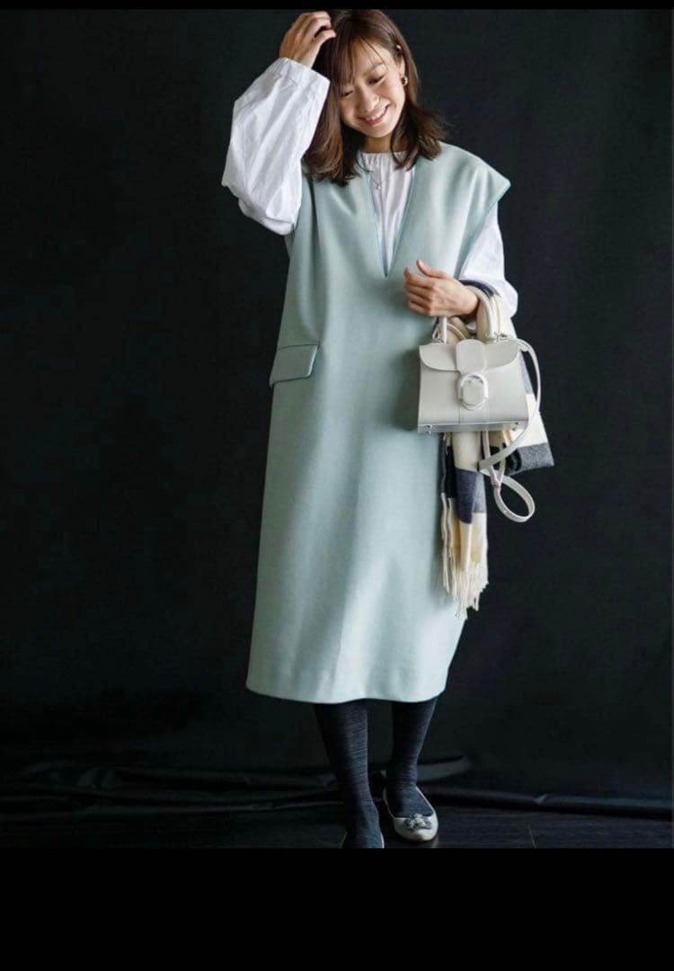 アンプレガント　パイピングワンピース