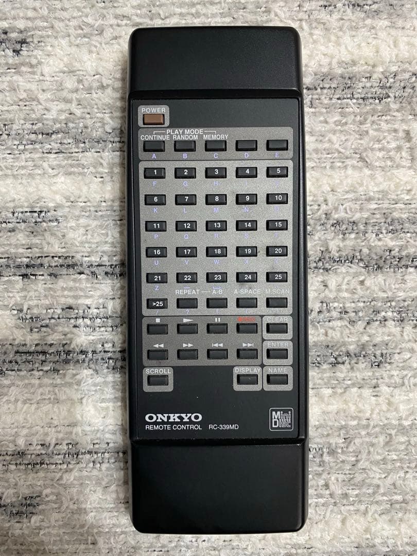 ONKYOオンキョー　MDデッキ　MD-124