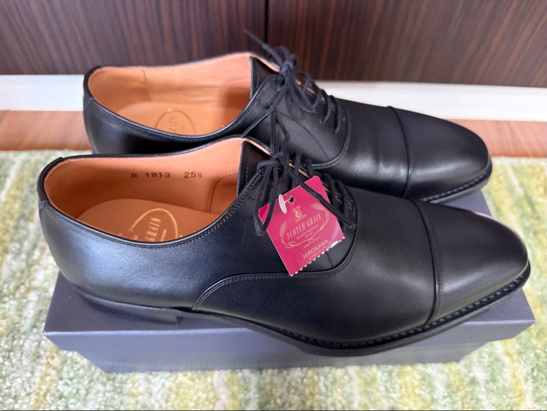 【未使用品】スコッチグレイン 革靴2足（黒、茶）