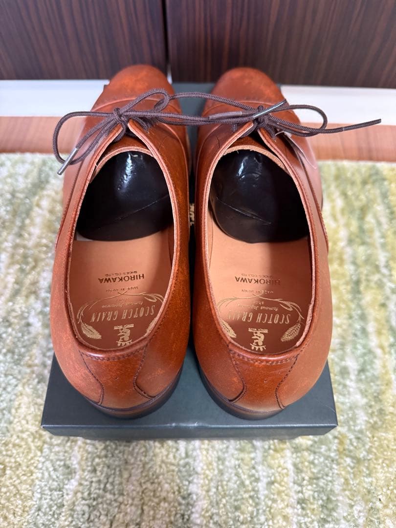 【未使用品】スコッチグレイン 革靴2足（黒、茶）