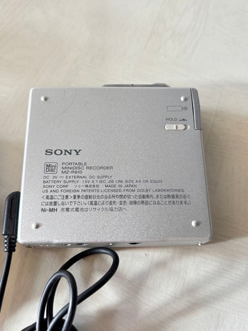 SONY ソニー MDウォークマン MDプレーヤー MZ-R910