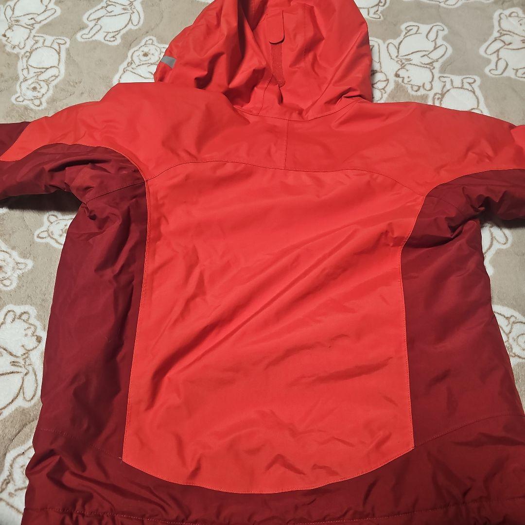 f*i様 mont-bell キッズ用スキーウェア セット130 レッド