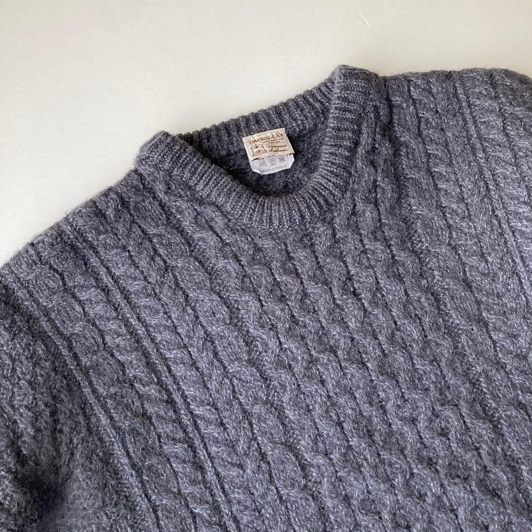 インバーアラン　ニットセーター　ネイビー