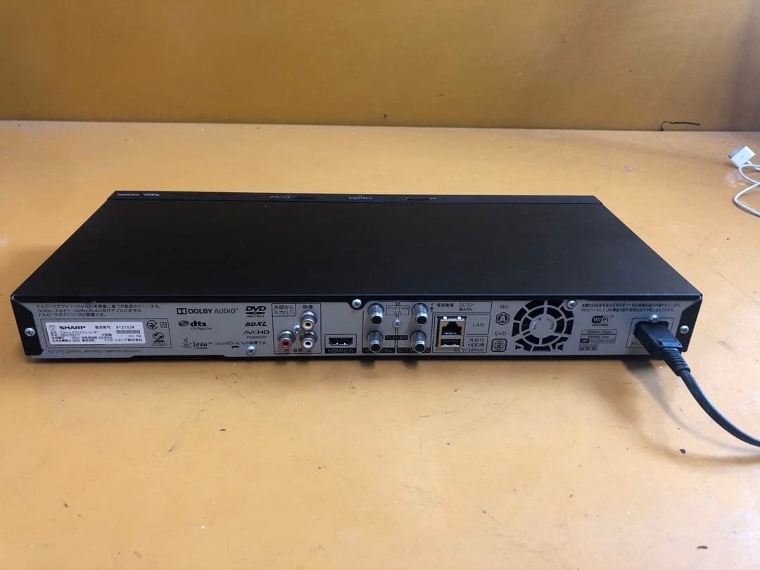 SHARP ブルーレイレコーダー 2B-C10DT1 通電確認のみ 現状渡し
