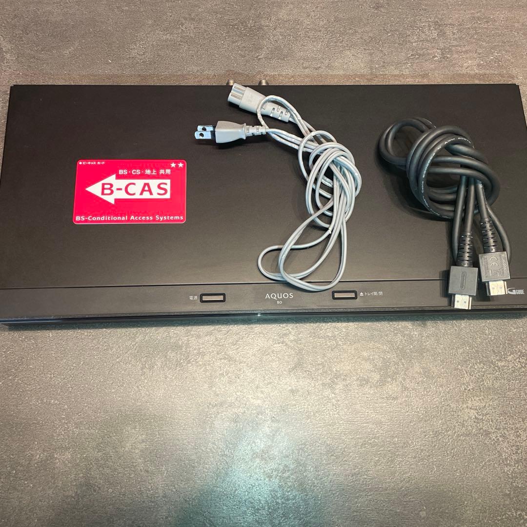【美品】SHARP AQUOS ブルーレイレコーダー　2B-C10BW1 1TB