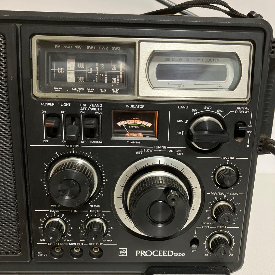 ナショナルラジオ　プロシード２８００　　　　完動品