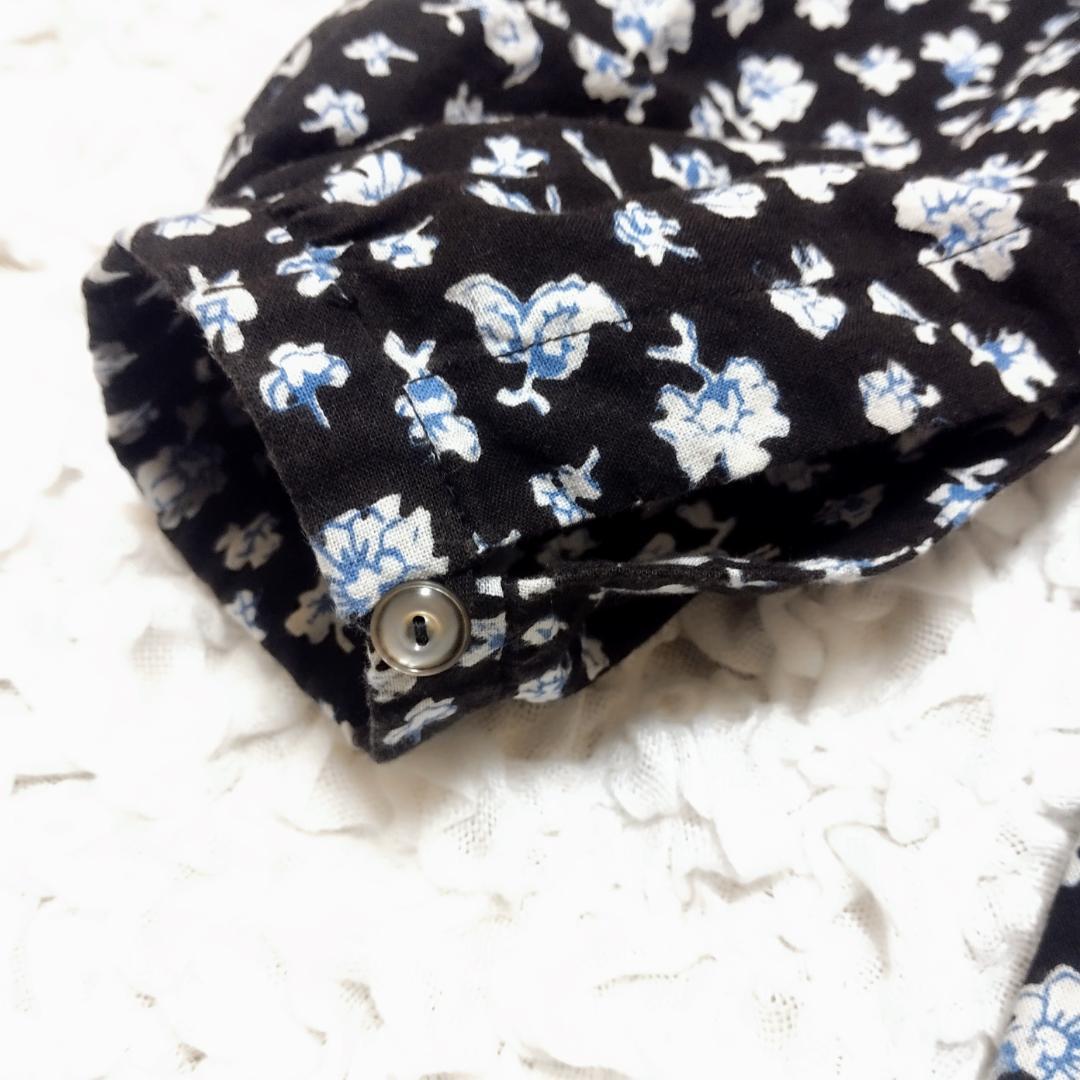 45R コットン 花柄 ギャザー ワンピース Cotton Dress