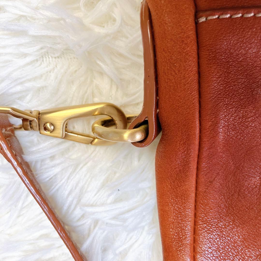 Dakota ダコタ✨本革2wayショルダーバッグ A4可　ブラウン