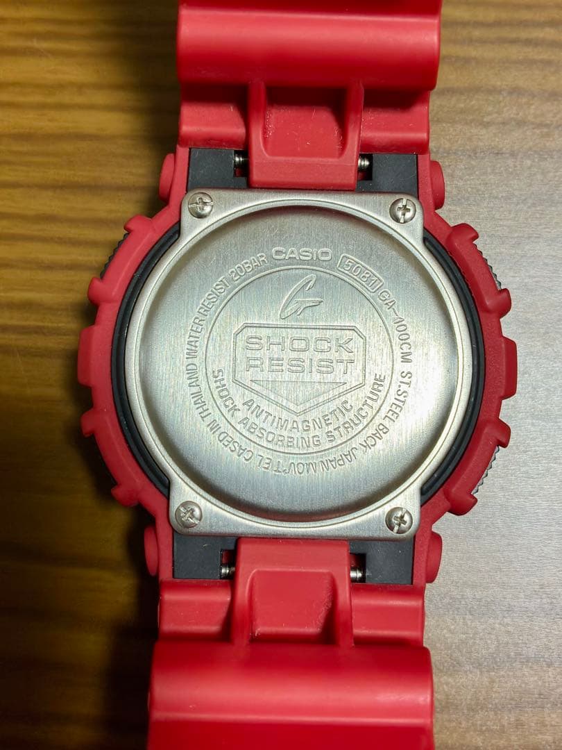 G-SHOCK 赤迷彩 カモフラ 美品