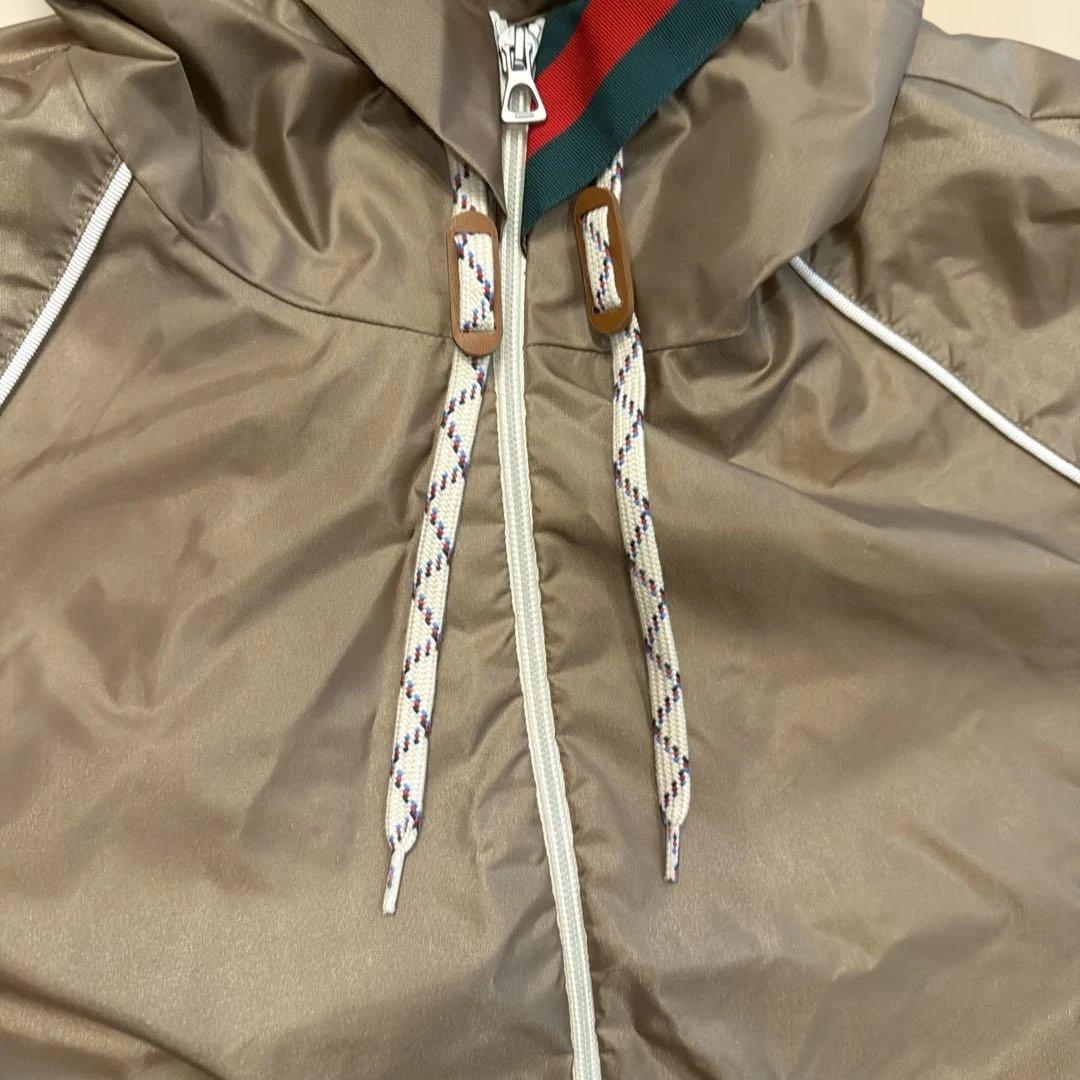 【新品】GUCCI シェリーライン フーデッドナイロンブルゾン