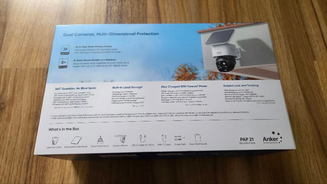 【新品未使用】Anker防犯カメラeufySecuritySoloCamS340