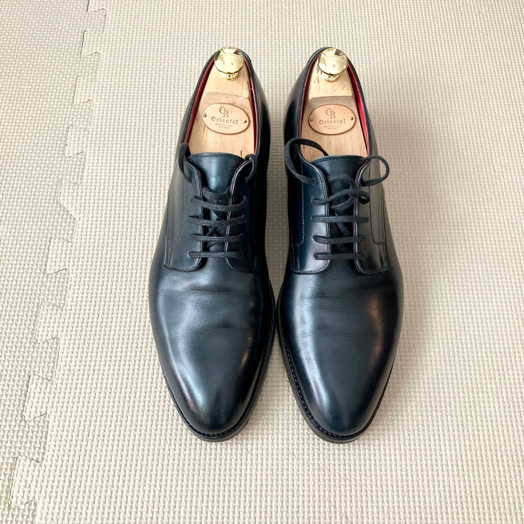 [値下げ]Rendo 845 UK7.5 プレーントゥ アノネイネイビー