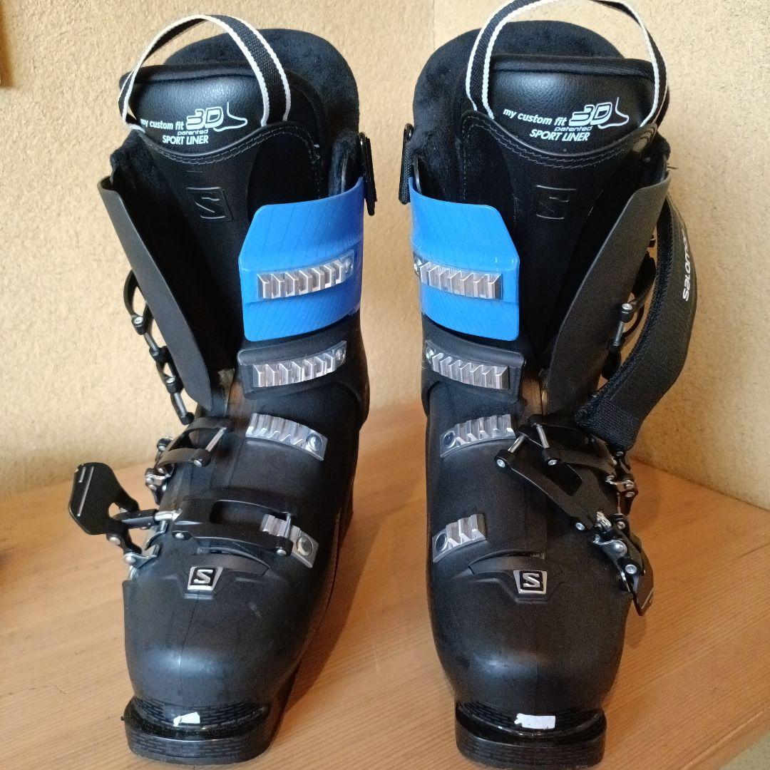 Salomon X90 スキーブーツ 黒/青25cm