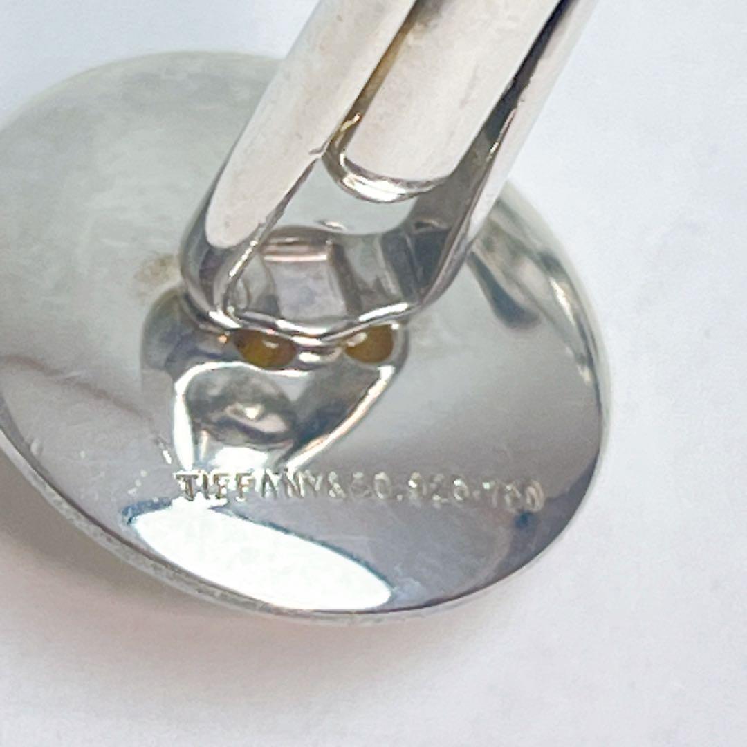 ティファニー　ボタン　モチーフ　カフス　925 750