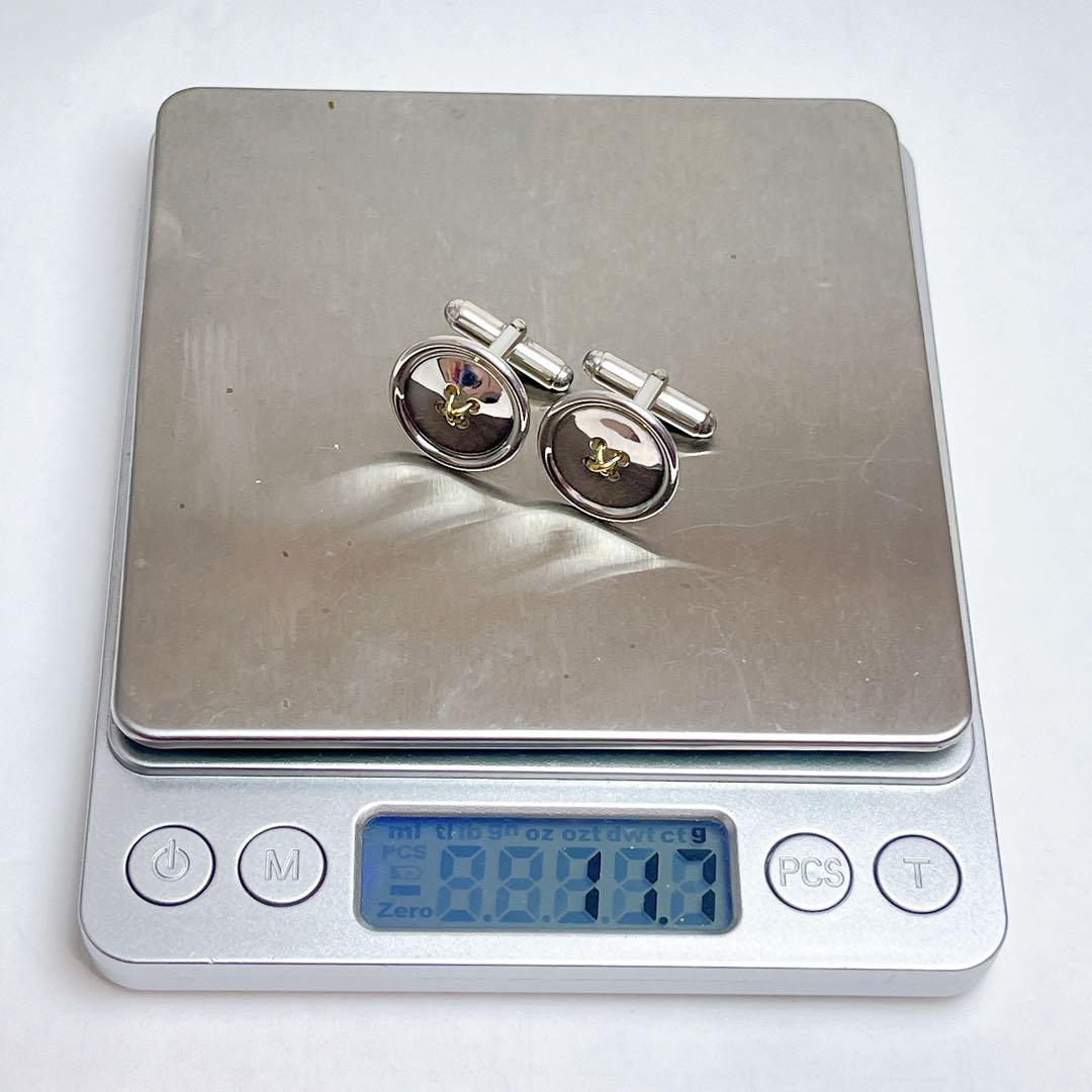 ティファニー　ボタン　モチーフ　カフス　925 750