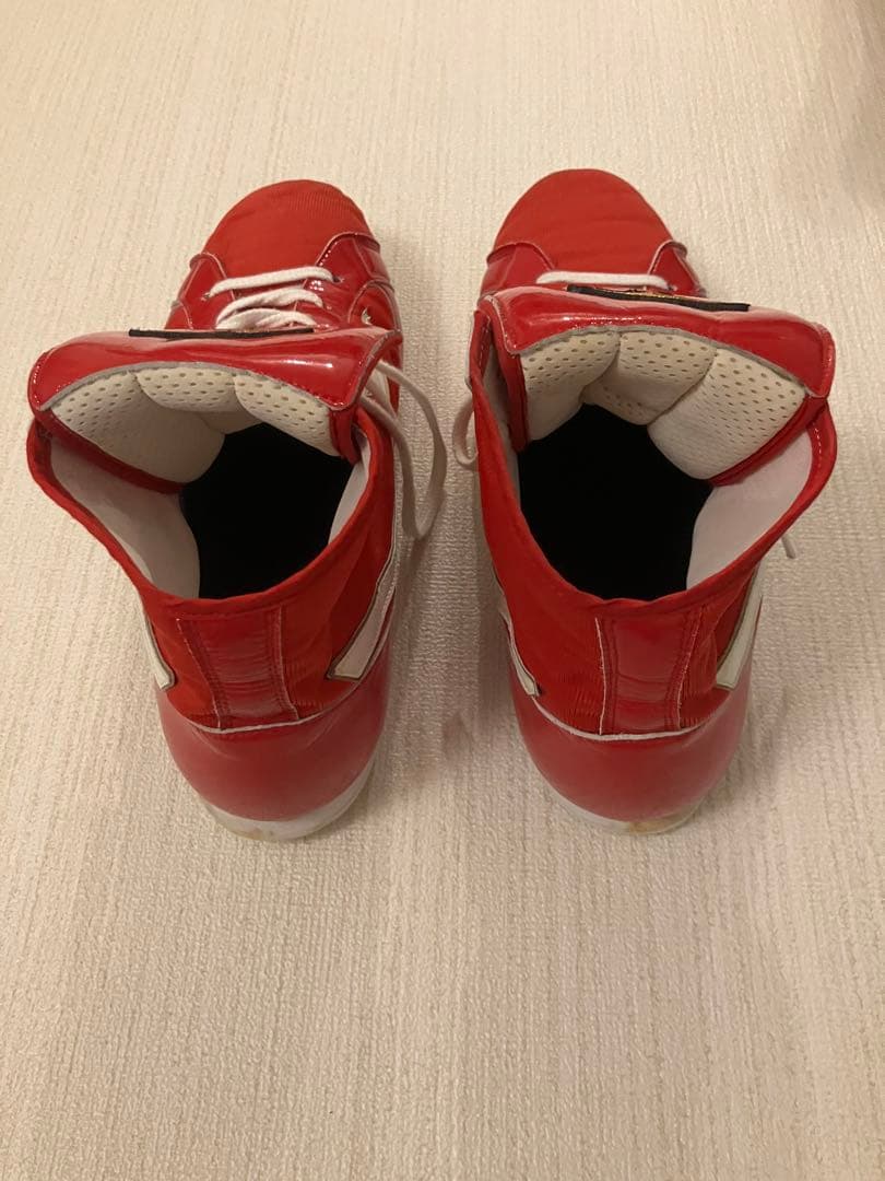 Mizuno ボクシングシューズ 白/赤 28㎝