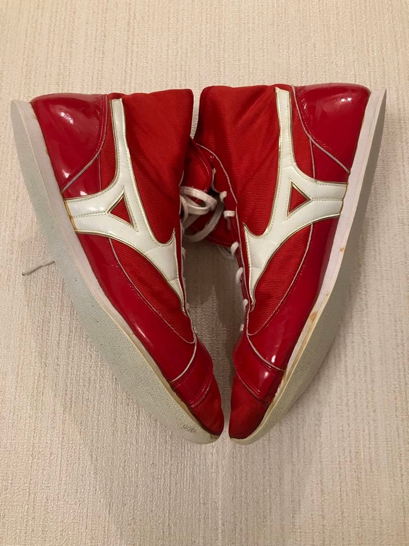 Mizuno ボクシングシューズ 白/赤 28㎝