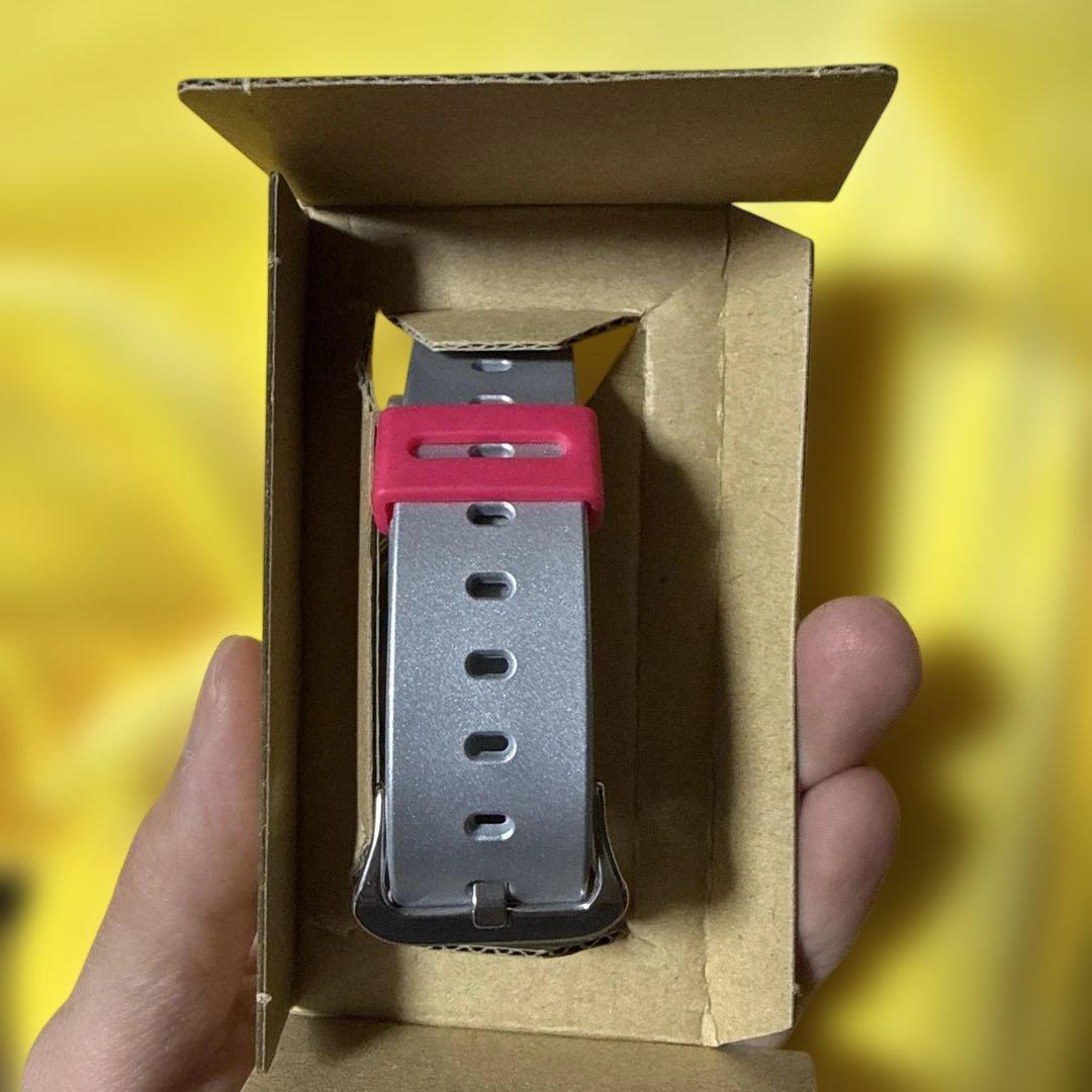 メルちゃん G-SHOCK デジタル腕時計 シルバー/ピンク