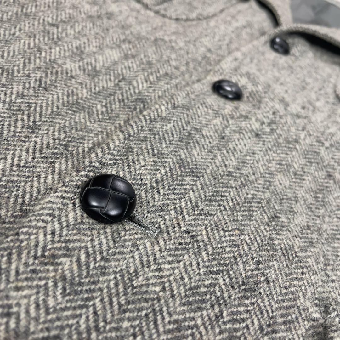 ジャミーソンズ シェトランドウール ヘリンボーン ハンティングジャケット L