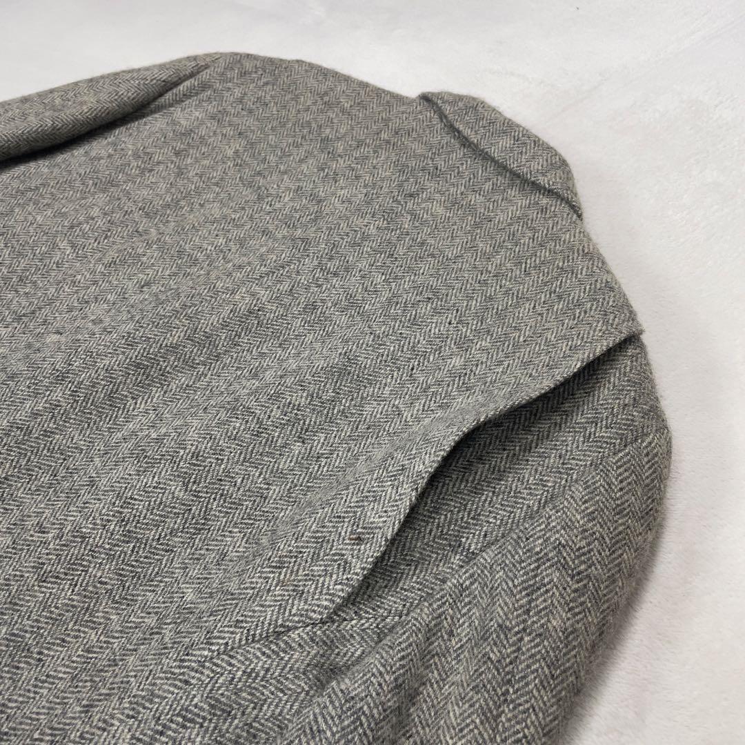 ジャミーソンズ シェトランドウール ヘリンボーン ハンティングジャケット L