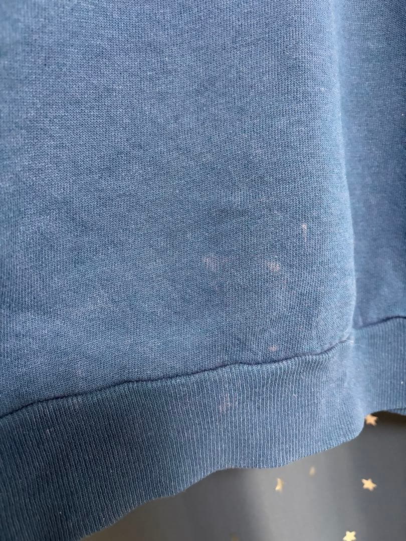 g*i様 60s ヴィンテージ カレッジスウェット M.S.U. ネイビー 染み