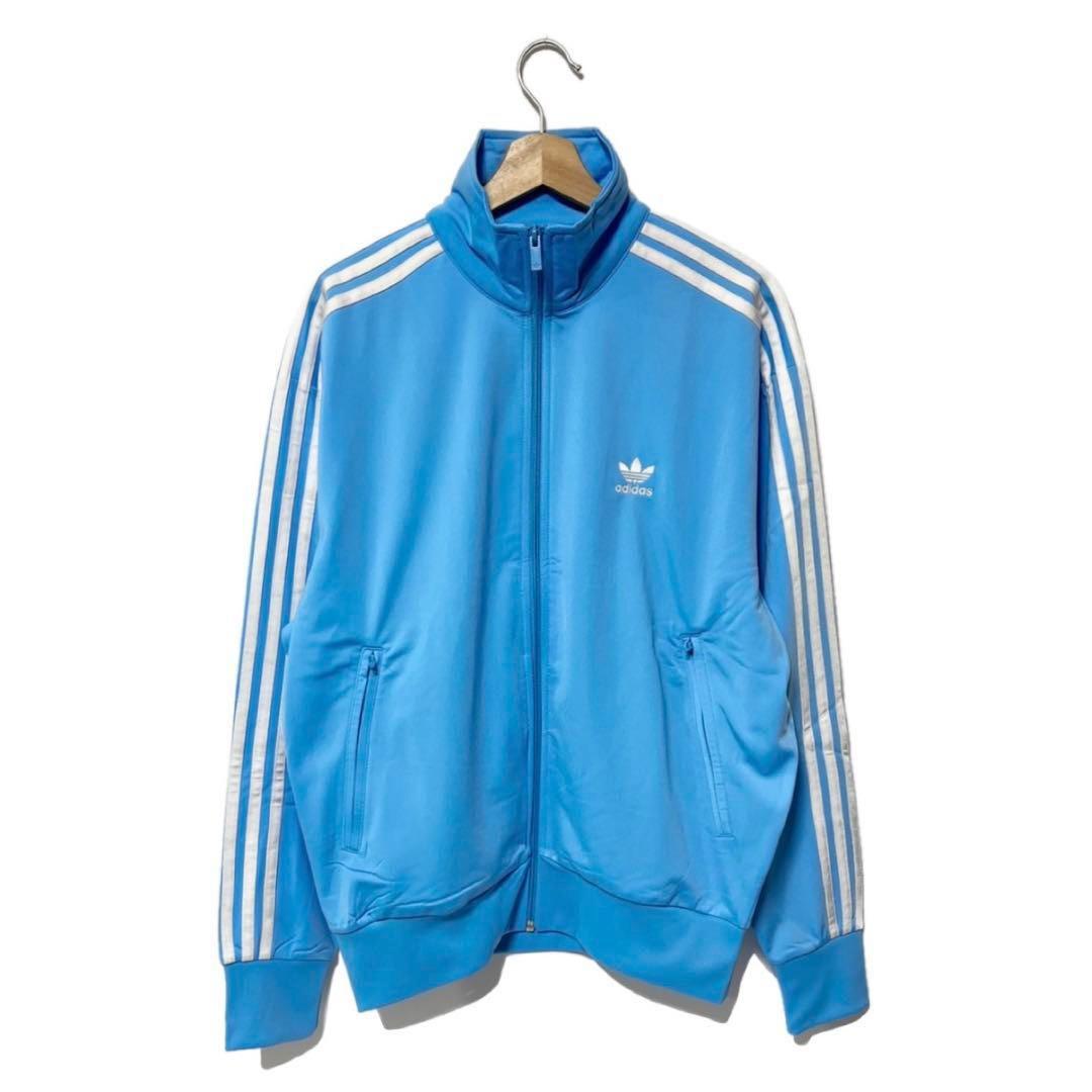 虎之助 アディダス ファイヤーバード トラックトップ セミブルー L
