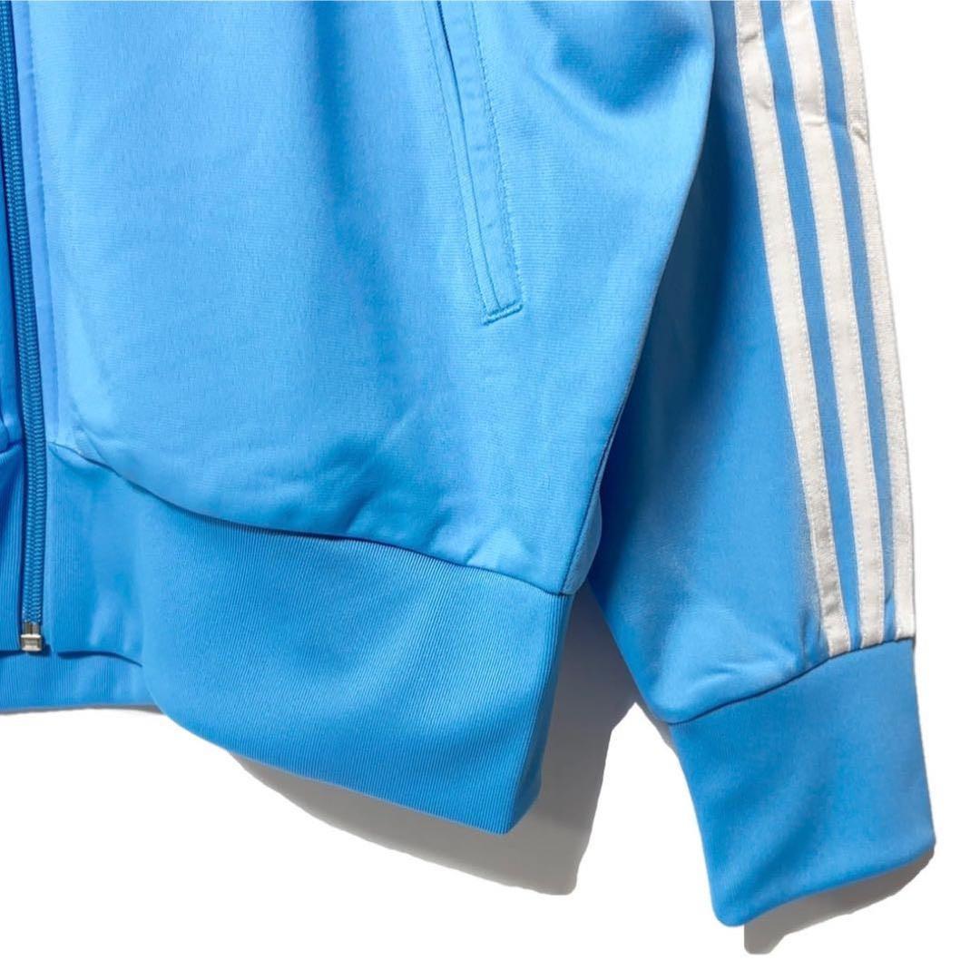 虎之助 アディダス ファイヤーバード トラックトップ セミブルー L