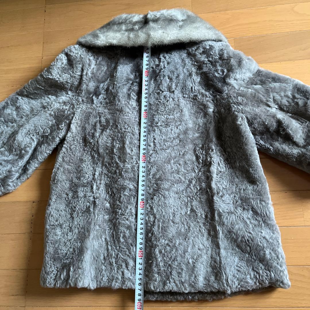 【Ayaサマ専用】Riecco ミンク襟　ラム　リアルファーコート