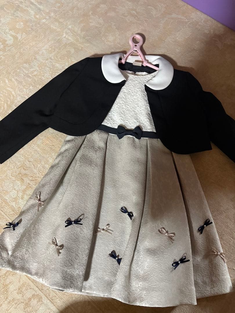 フォーマルドレス 2点セット (黒・白)