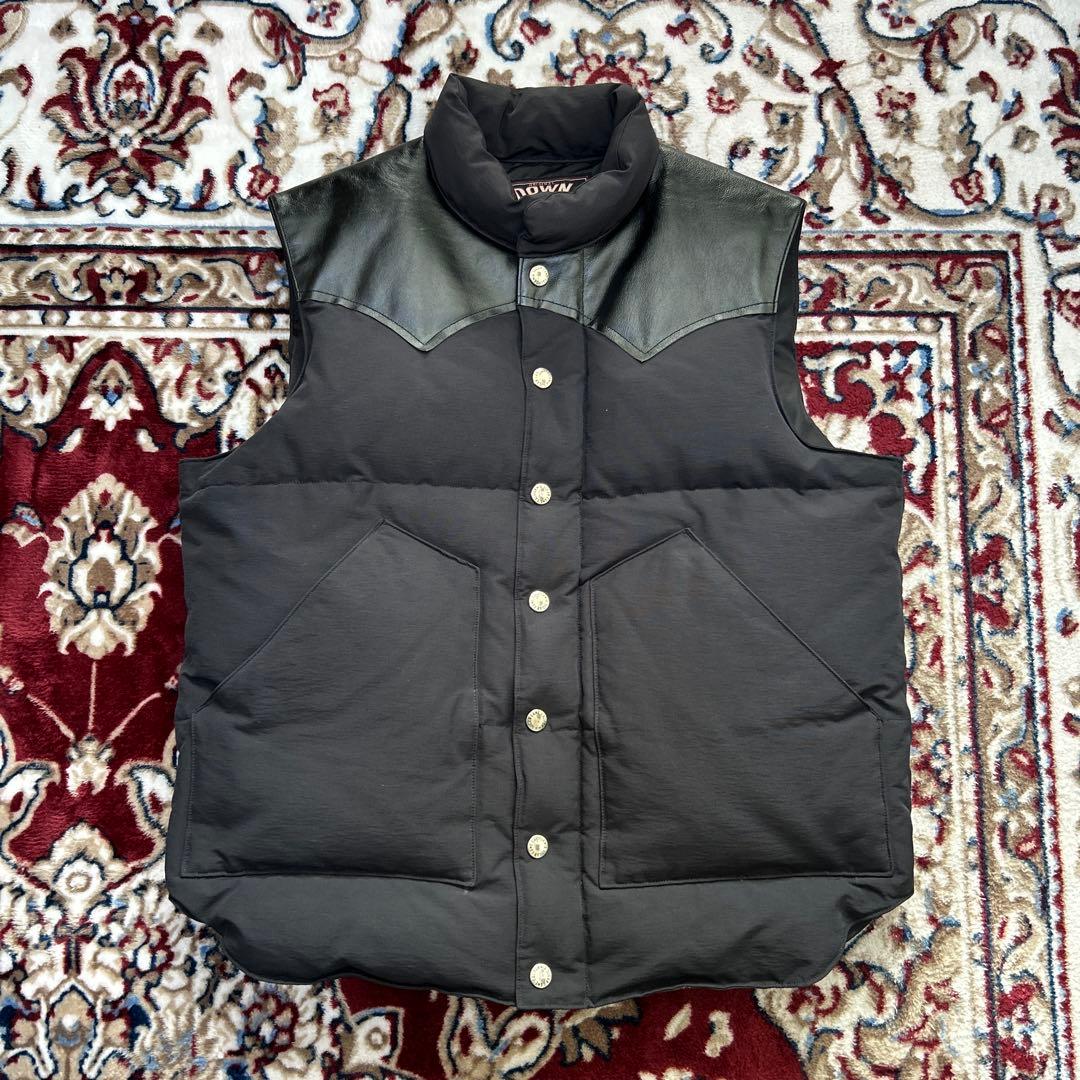[used] sugarcane ダウンジャケット レザー M