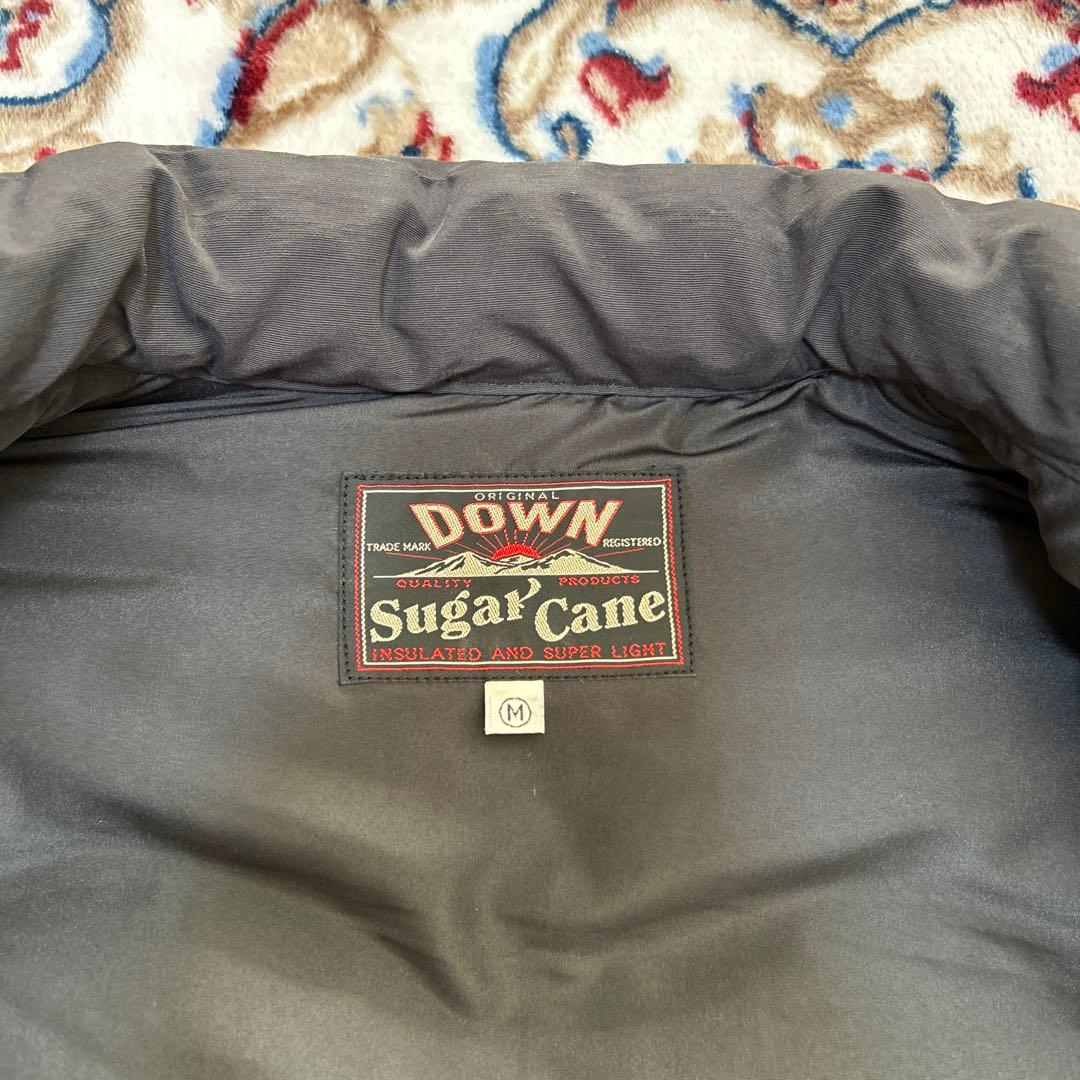 [used] sugarcane ダウンジャケット レザー M