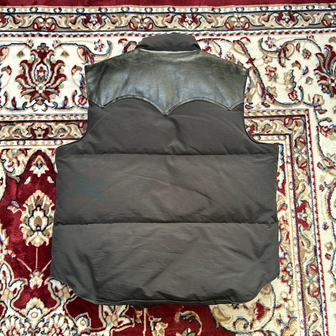 [used] sugarcane ダウンジャケット レザー M