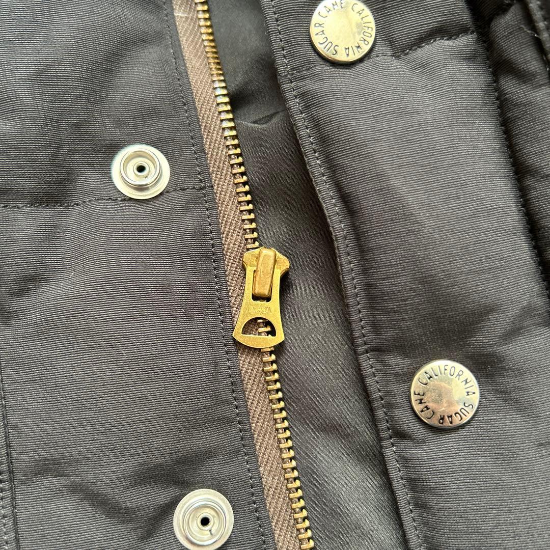 [used] sugarcane ダウンジャケット レザー M