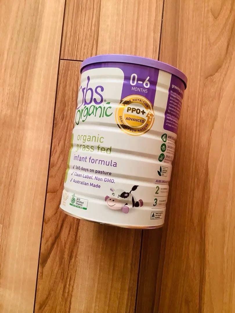 Bubs バブス牛のオーガニック粉ミルク ステップ1(生後0日〜6ヶ月) 1缶