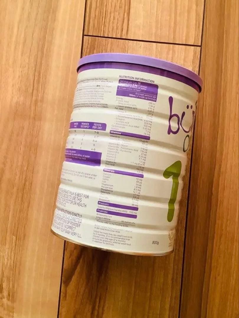 Bubs バブス牛のオーガニック粉ミルク ステップ1(生後0日〜6ヶ月) 1缶