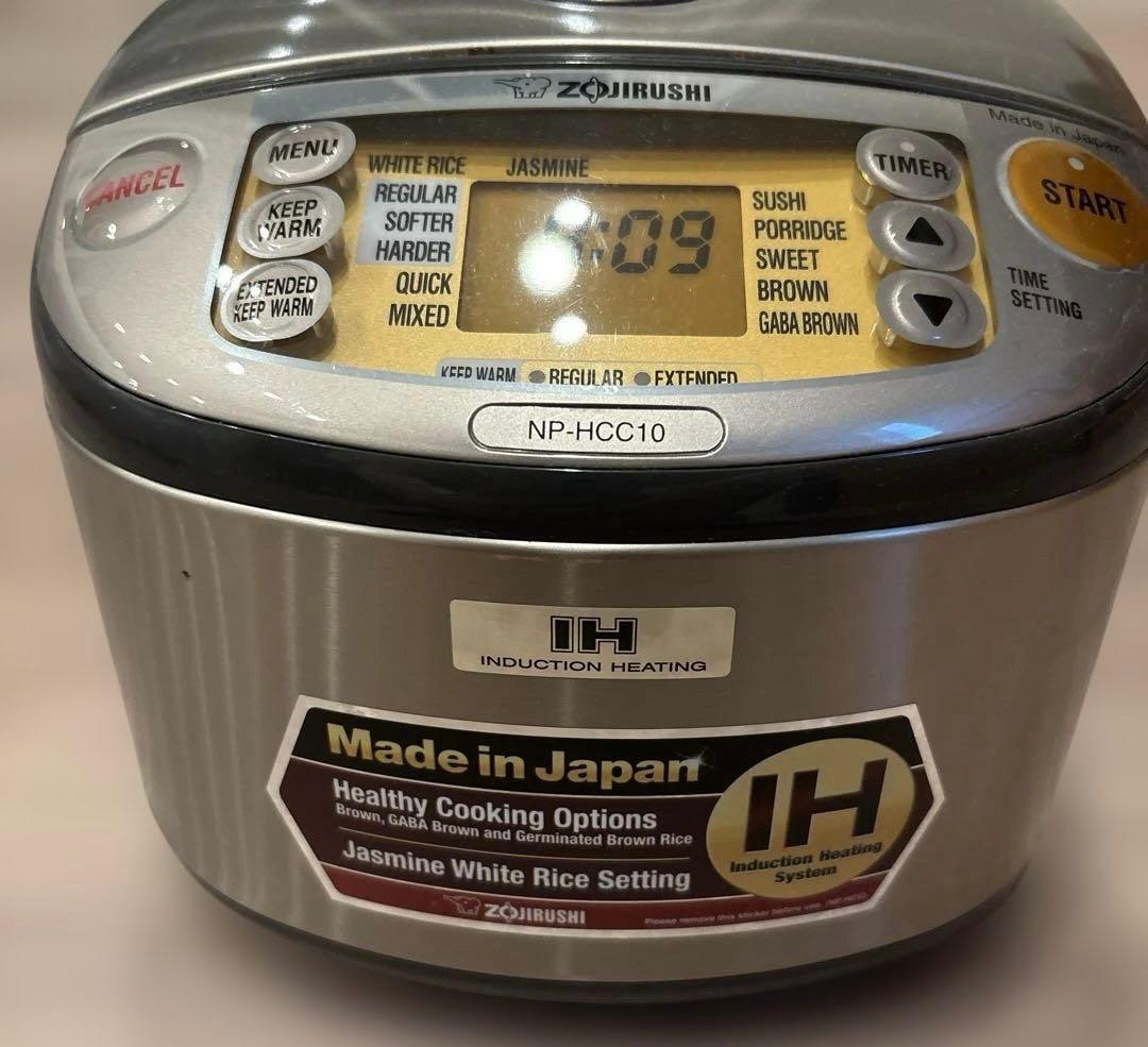 米国対応Zojirushi NP-HCC10 炊飯器 IH式