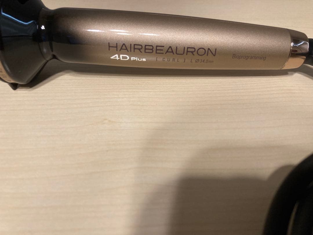 HAIRBEAURON 4D Plus カールヘアアイロン　34.0mm L