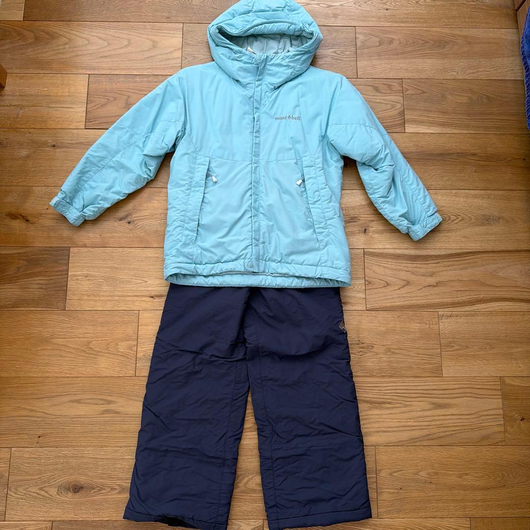 mont-bell 子ども用 スキーウェアセット 130