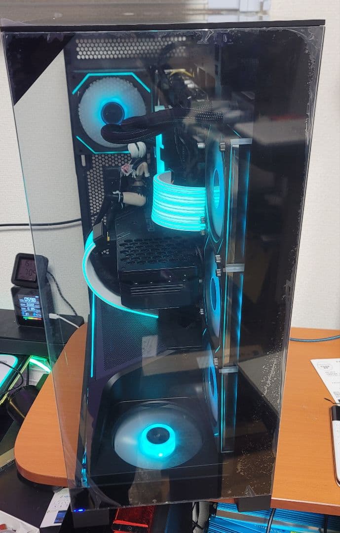 極美品最強 i9 3面ガラスOkinos Aqua93搭載SignalRGB連動