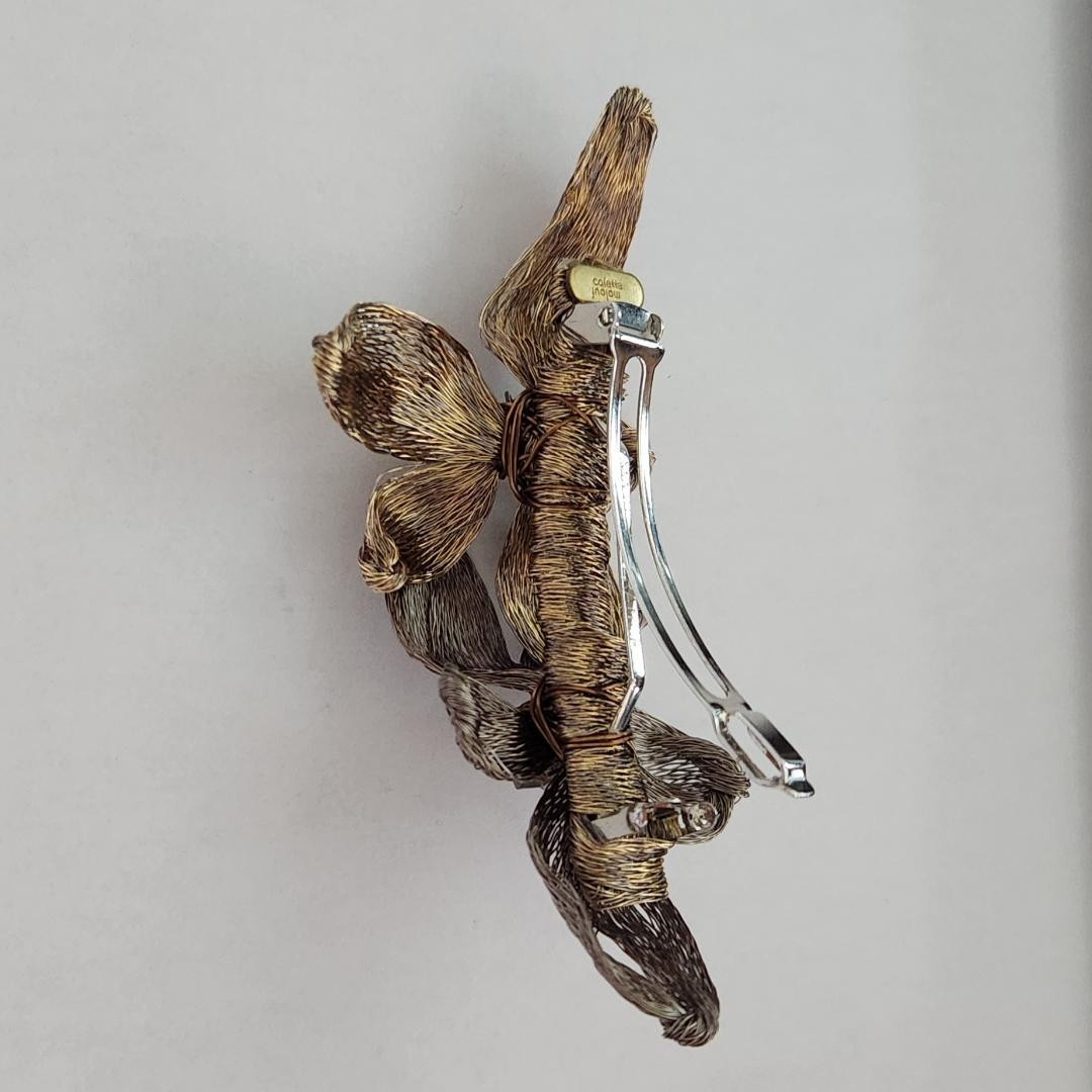 コレットマルーフ ワイヤー花デザインのヘアバレッタ