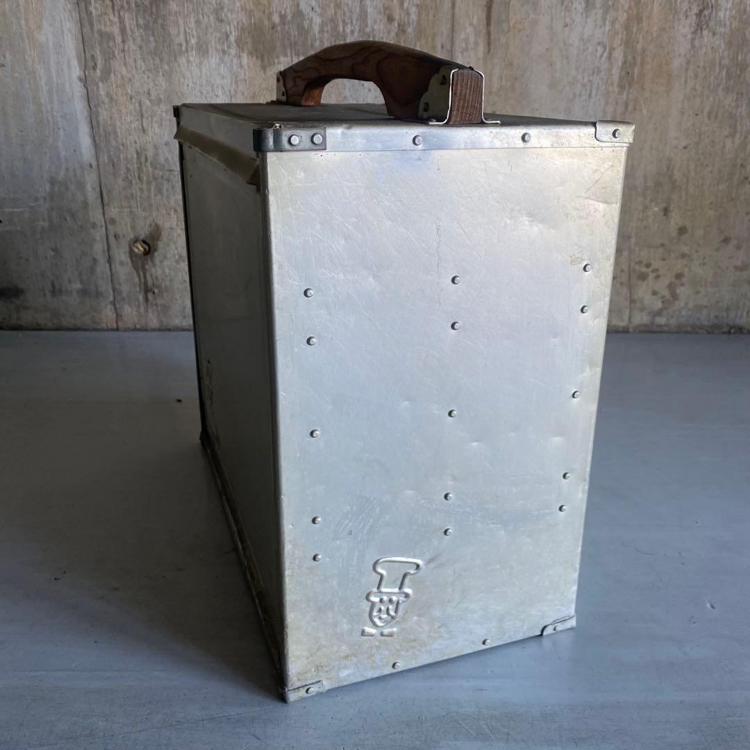 岡持ち　おかもち　横長　大型　昭和レトロ　ヴィンテージ　レトロ　古道具　⑤