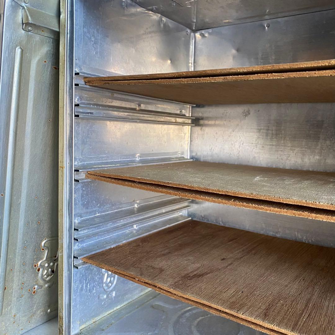 岡持ち　おかもち　横長　大型　昭和レトロ　ヴィンテージ　レトロ　古道具　⑤