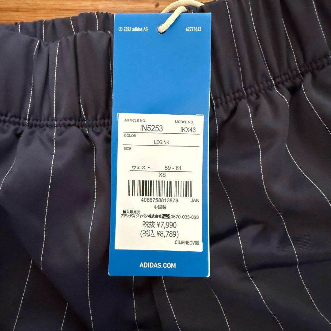 新品 ADIDAS sporty&rich ショーツ ネイビー XS